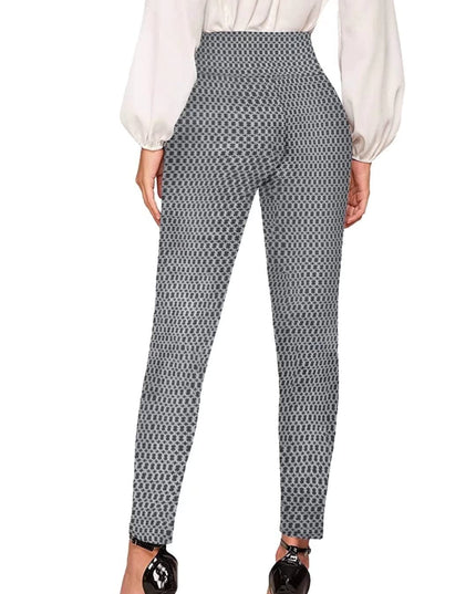 Hybrid & Company Women's Premium Skinny Leggings Stretchy Soft Utility Pants KP44972X 10700 Blackwhite 2X