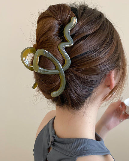 Acrylic Hair Claw Clip